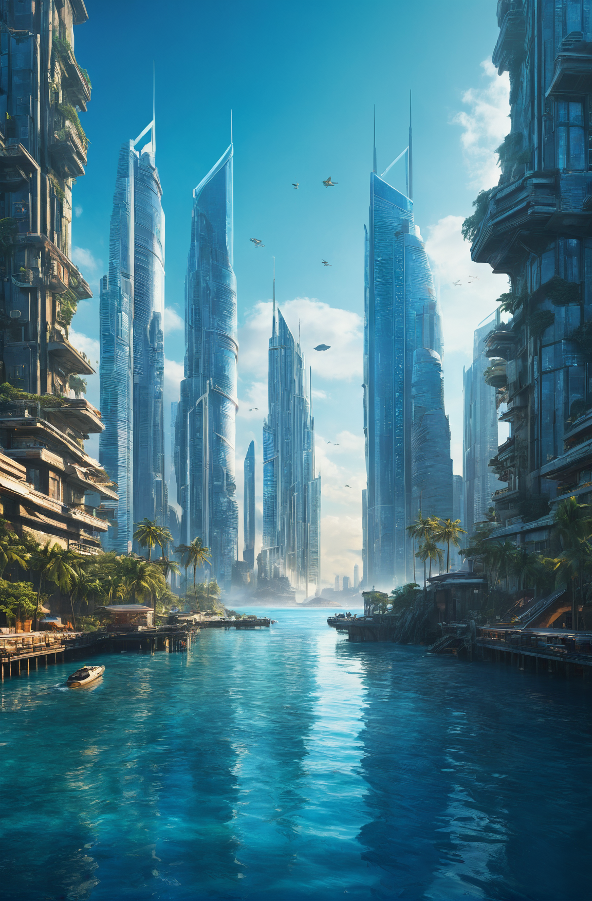 02566-2790614995-cyberpunk city,dawn,early morning,shore,ocean,paradise,utopia,transparent blue water,skyscrapers,very tall building,citadel,sci-.png